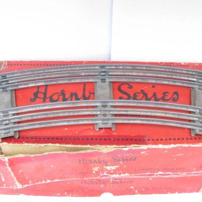 Hornby 0 Gauge Tinplate 3-Rail electric Double Curves Box (6 ) - Boxed (complete circle 2 boxes - 6 per box)