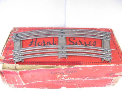Hornby 0 Gauge Tinplate 3-Rail electric Double Curves Box (6 ) - Boxed (complete circle 2 boxes - 6 per box)