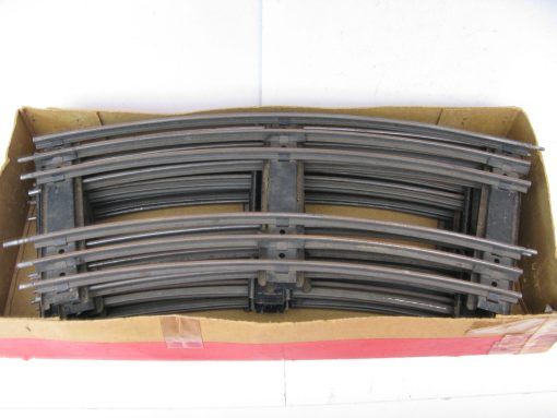 Hornby 0 Gauge Tinplate 3-Rail electric Double Curves Box (6 ) - Boxed (complete circle 2 boxes - 6 per box) - Image 4