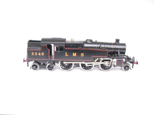 Ace 0 Gauge Modern issue E/08 LMS Lined black 2-6-4 Stanier Tank Loco class No.2546, 2/3-rail electric - Boxed with outer mailer - Image 6
