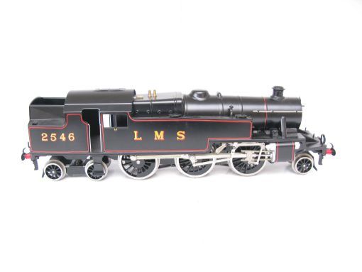 Ace 0 Gauge Modern issue E/08 LMS Lined black 2-6-4 Stanier Tank Loco class No.2546, 2/3-rail electric - Boxed with outer mailer - Image 7