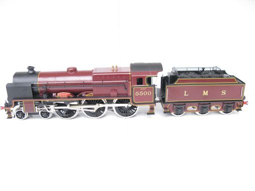 Ace 0 Gauge Modern issue E/42 LMS Lined maroon 4-6-0 Loco & Tender Patriot class 'Patriot' No.5500,  2/3-rail electric - Boxed - Image 4