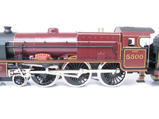 Ace 0 Gauge Modern issue E/42 LMS Lined maroon 4-6-0 Loco & Tender Patriot class 'Patriot' No.5500,  2/3-rail electric - Boxed - Image 5
