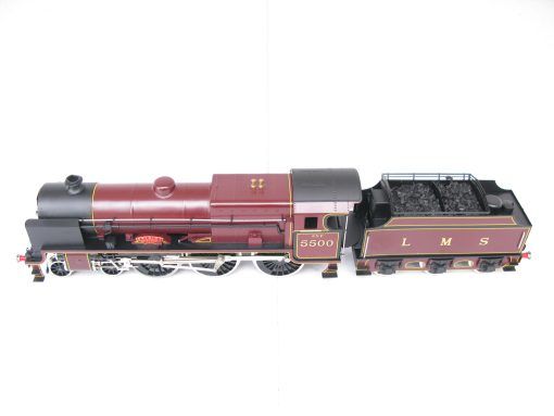 Ace 0 Gauge Modern issue E/42 LMS Lined maroon 4-6-0 Loco & Tender Patriot class 'Patriot' No.5500,  2/3-rail electric - Boxed - Image 7