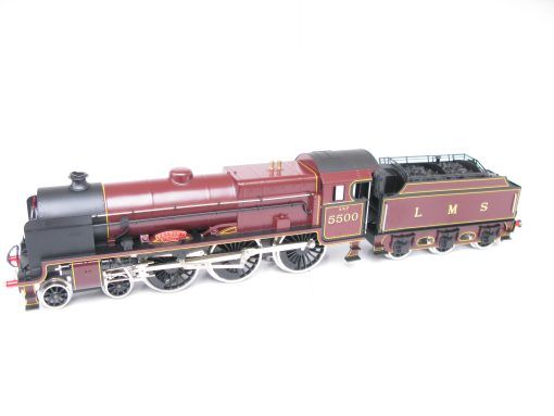 Ace 0 Gauge Modern issue E/42 LMS Lined maroon 4-6-0 Loco & Tender Patriot class 'Patriot' No.5500,  2/3-rail electric - Boxed - Image 8