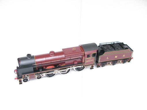 Ace 0 Gauge Modern issue E/42 LMS Lined maroon 4-6-0 Loco & Tender Patriot class 'Patriot' No.5500,  2/3-rail electric - Boxed - Image 9