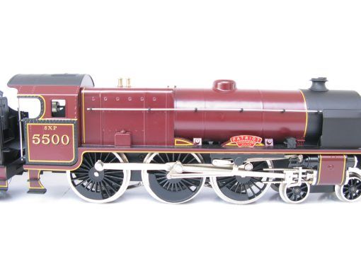 Ace 0 Gauge Modern issue E/42 LMS Lined maroon 4-6-0 Loco & Tender Patriot class 'Patriot' No.5500,  2/3-rail electric - Boxed - Image 12