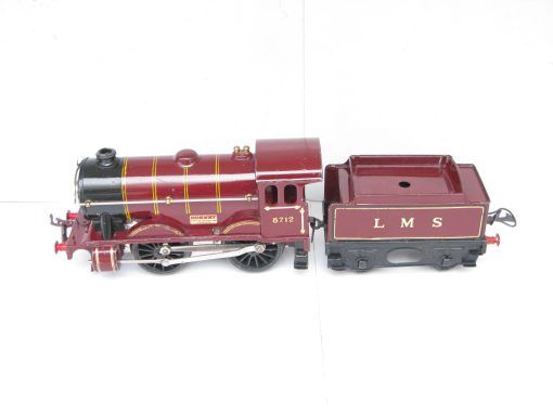 Hornby 0 Gauge E120 Special Loco & Tender LMS lined Maroon No.8712, 20 volt electric - unboxed - Image 2