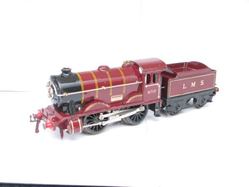 Hornby 0 Gauge E120 Special Loco & Tender LMS lined Maroon No.8712, 20 volt electric - unboxed - Image 3