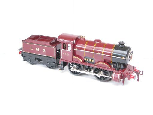 Hornby 0 Gauge E120 Special Loco & Tender LMS lined Maroon No.8712, 20 volt electric - unboxed - Image 4