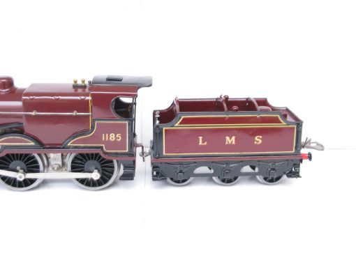Hornby 0 Gauge E220 Special Loco & Tender LMS Maroon 'COMPOUND' No.1185, 3-rail 20 volt electric - unboxed - Image 5