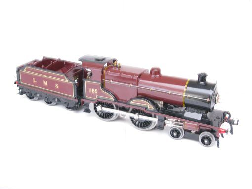 Hornby 0 Gauge E220 Special Loco & Tender LMS Maroon 'COMPOUND' No.1185, 3-rail 20 volt electric - unboxed - Image 8