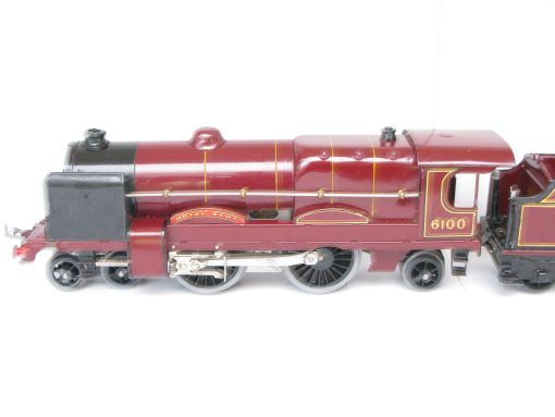 Hornby 0 Gauge E320 Loco & Tender LMS Maroon 'ROYAL SCOT' No.6100, 3-rail 20 volt electric - unboxed - Image 3