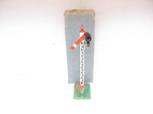 Hornby 0 Gauge 2E Single Arm Signal with screw fittings Circa 1938 - Boxed - Image 3