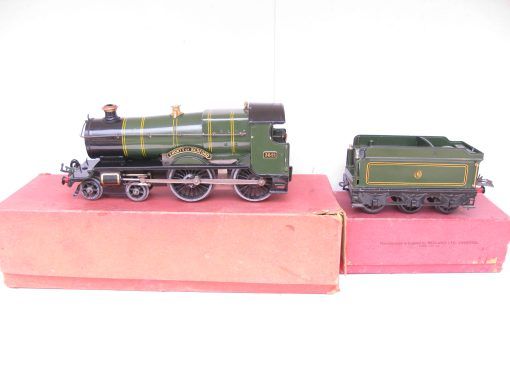 Hornby 0 Gauge E220 Special Loco & Tender GWR lined green 'COUNTY OF BEDFORD' No.3821, 3-rail 20 volt electric - Boxed - Image 3