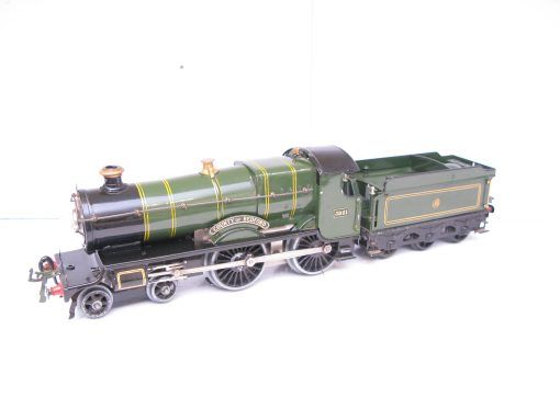 Hornby 0 Gauge E220 Special Loco & Tender GWR lined green 'COUNTY OF BEDFORD' No.3821, 3-rail 20 volt electric - Boxed - Image 8
