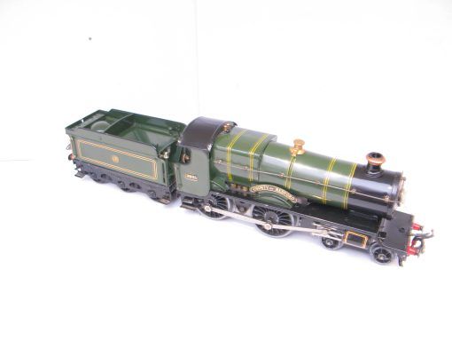 Hornby 0 Gauge E220 Special Loco & Tender GWR lined green 'COUNTY OF BEDFORD' No.3821, 3-rail 20 volt electric - Boxed - Image 10