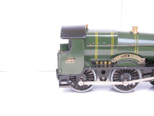 Hornby 0 Gauge E220 Special Loco & Tender GWR lined green 'COUNTY OF BEDFORD' No.3821, 3-rail 20 volt electric - Boxed - Image 14