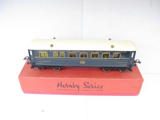 French Hornby 0 Gauge wagon-lits Grand European Express Dining Car - Boxed - Image 5