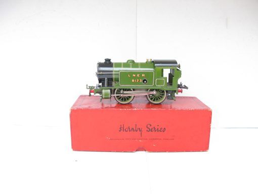 Hornby 0 Gauge No.1 Special Clockwork Special Tank Loco LNER Green No.8123 Circa 1933/35 - Boxed