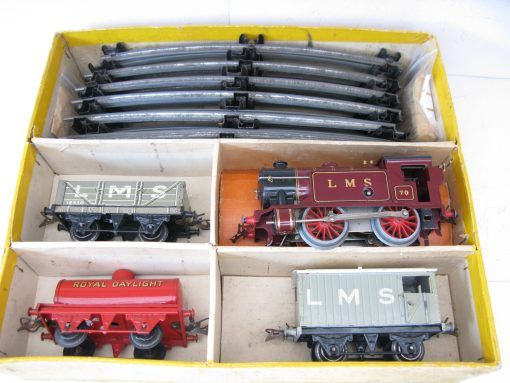 Hornby 0 Gauge Clockwork No.1 Special LMS Tank Goods Set - Boxed - Image 3