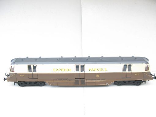 W J Vintage 0 Gauge Modern issue Limited Edition GWR Parcel Car (Chocolate & cream) No.34, 2/3-rail electric - Boxed - Image 7