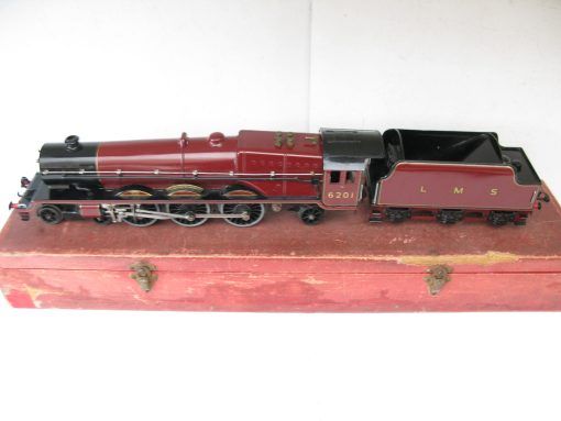 Hornby 0 Gauge 4-6-2 Loco & Tender LMS Lined Maroon 'Princess Elizabeth' No.6201, 3-rail 20 volt Electric - Boxed - Image 3
