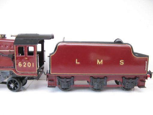 Hornby 0 Gauge 4-6-2 Loco & Tender LMS Lined Maroon 'Princess Elizabeth' No.6201, 3-rail 20 volt Electric - Boxed - Image 6