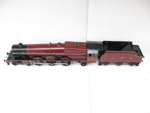 Hornby 0 Gauge 4-6-2 Loco & Tender LMS Lined Maroon 'Princess Elizabeth' No.6201, 3-rail 20 volt Electric - Boxed - Image 7