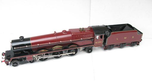 Hornby 0 Gauge 4-6-2 Loco & Tender LMS Lined Maroon 'Princess Elizabeth' No.6201, 3-rail 20 volt Electric - Boxed - Image 8