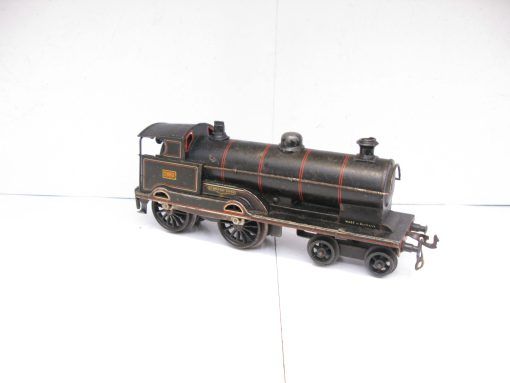 Bassett Lowke 0 Gauge 4-4-0 Locomotive & Tender LMS Lined Maroon 'George the Fifth', Clockwork - Image 3