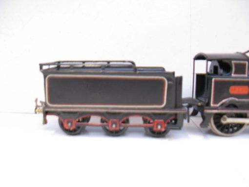 Bing for Bassett Lowke 0 Gauge 4-4-0 Locomotive & Tender LNWR Lined black 'FIRE QUEEN' No.1360, 3-rail electric - Image 7