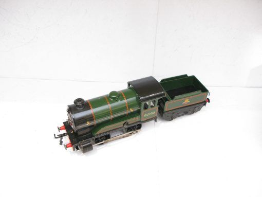 Hornby 0 Gauge Post war 0-4-0 Type 51 Loco & Tender BR lined green No.50153, clockwork - Boxed - Image 4