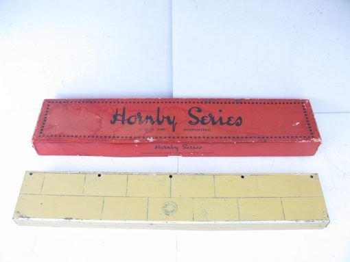 Hornby 0 Gauge Yellow/Cream Base Passenger Platform with Fencing & Nuts and Bolts Circa 1929/32 - Boxed - Image 3