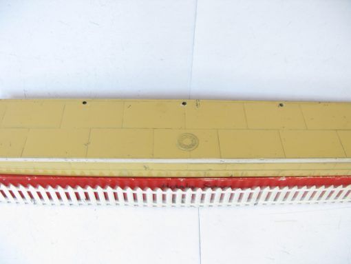 Hornby 0 Gauge Yellow/Cream Base Passenger Platform with Fencing & Nuts and Bolts Circa 1929/32 - Boxed - Image 3