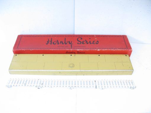 Hornby 0 Gauge Yellow/Cream Base Passenger Platform with Fencing & Nuts and Bolts Circa 1929/32 - Boxed - Image 4