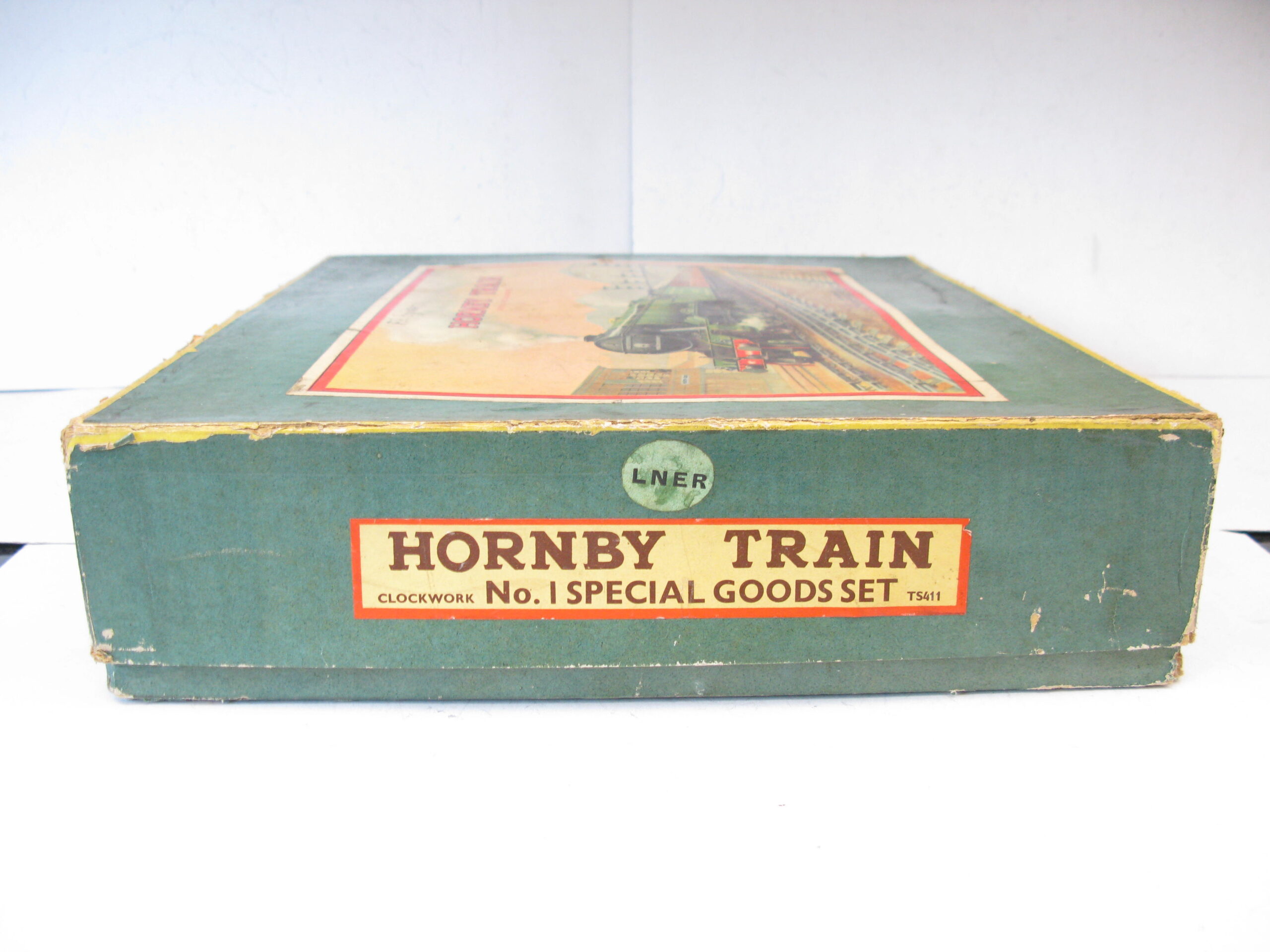 Hornby 0 Gauge Clockwork No.1 Special LNER No1 Goods Set Circa 1934 - Boxed - Image 2