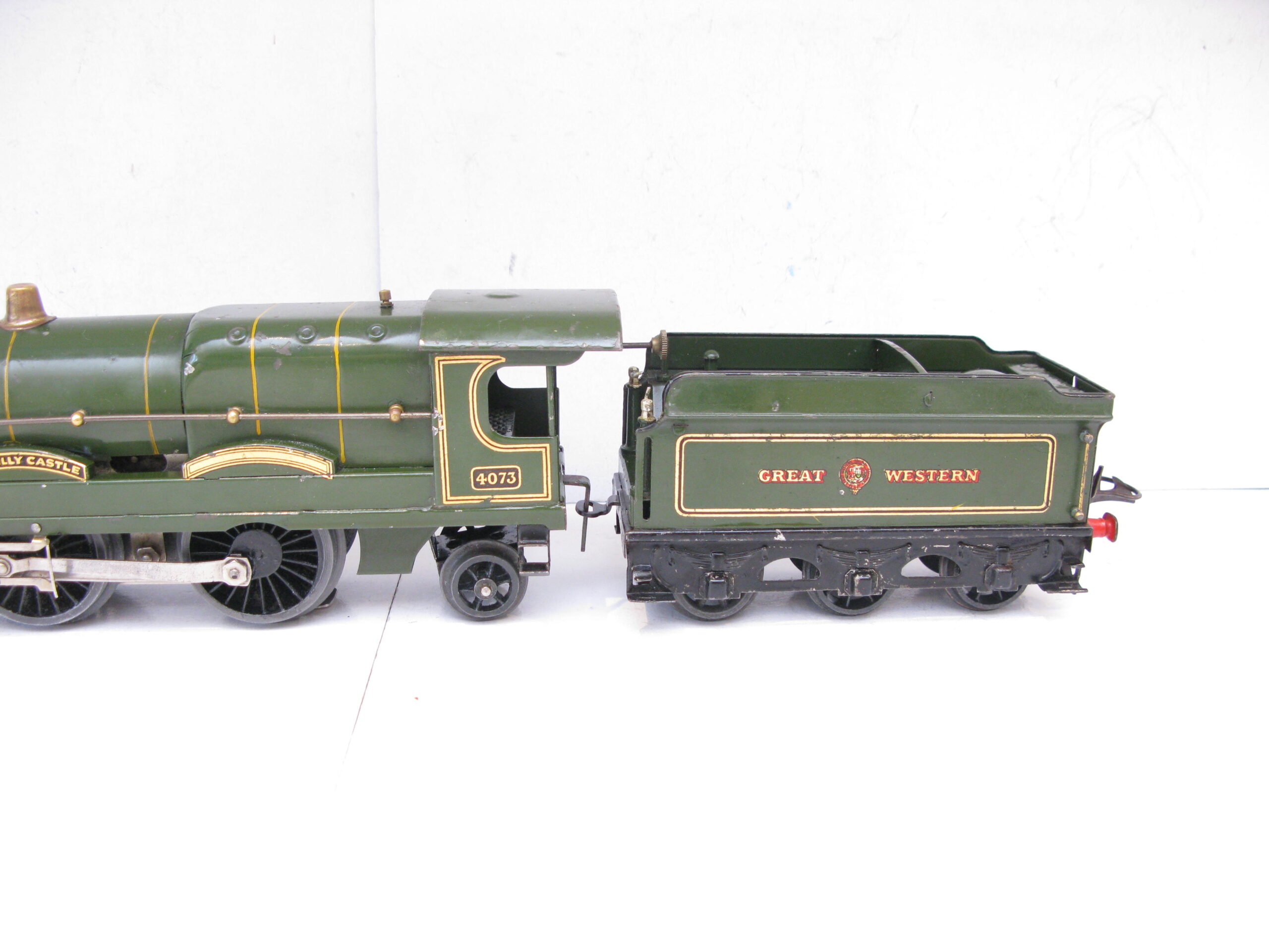 Hornby 0 Gauge E320 Loco & Tender GWR Green 'CAERPHILLY CASTLE' No.4073, 3-rail 20 volt electric - unboxed - Image 3