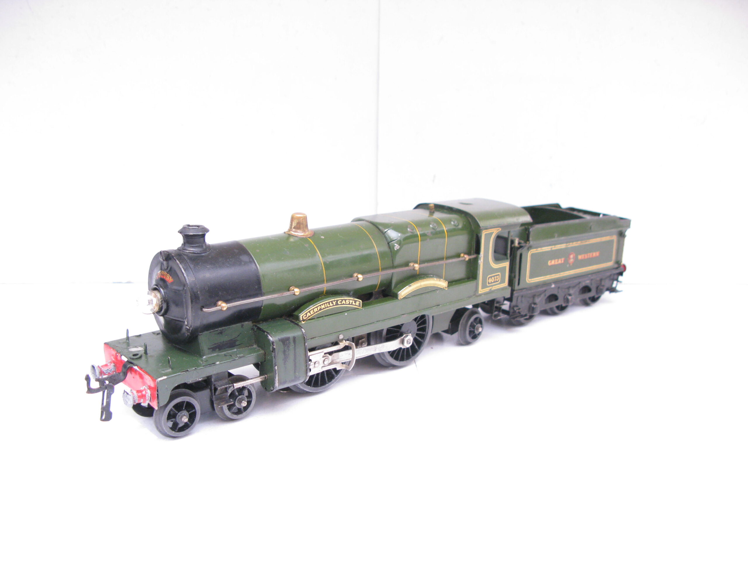 Hornby 0 Gauge E320 Loco & Tender GWR Green 'CAERPHILLY CASTLE' No.4073, 3-rail 20 volt electric - unboxed - Image 5