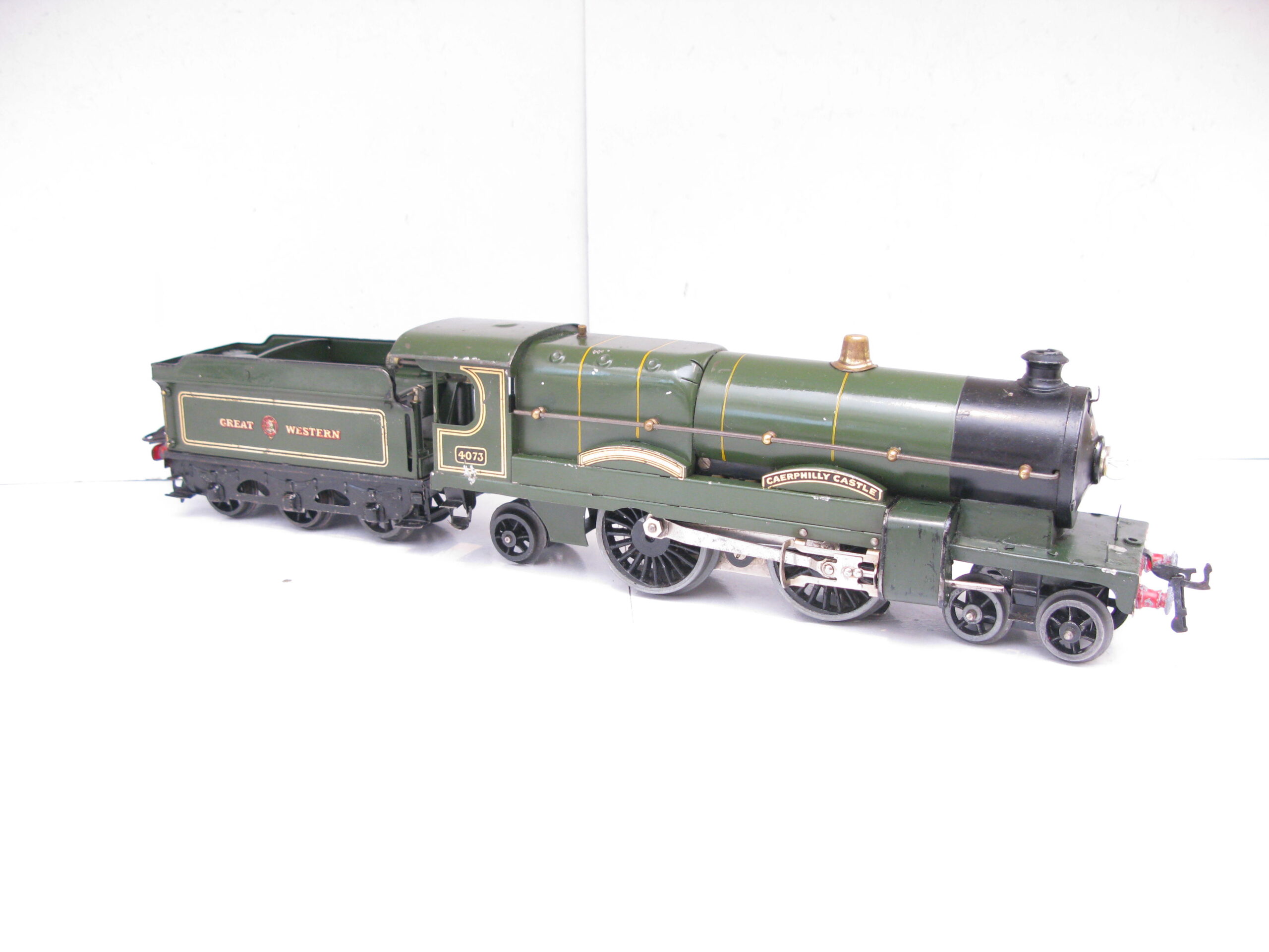 Hornby 0 Gauge E320 Loco & Tender GWR Green 'CAERPHILLY CASTLE' No.4073, 3-rail 20 volt electric - unboxed - Image 6