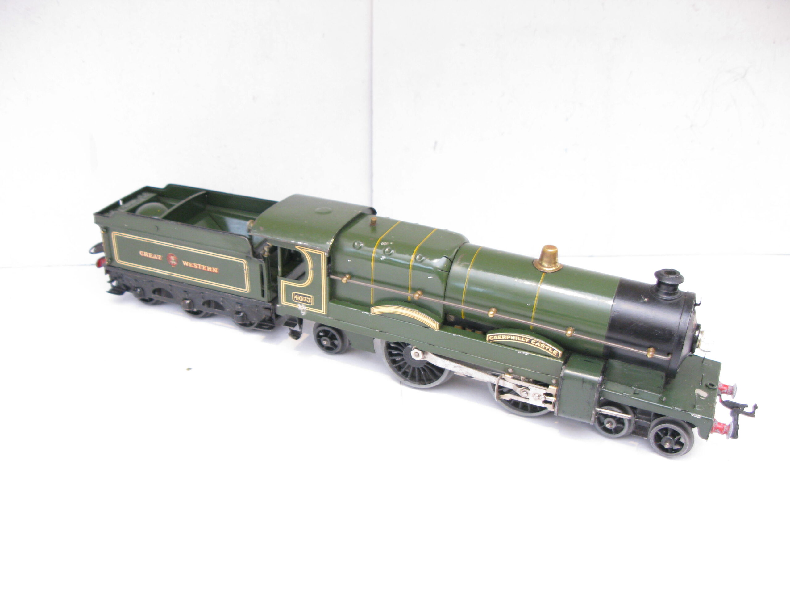 Hornby 0 Gauge E320 Loco & Tender GWR Green 'CAERPHILLY CASTLE' No.4073, 3-rail 20 volt electric - unboxed - Image 7