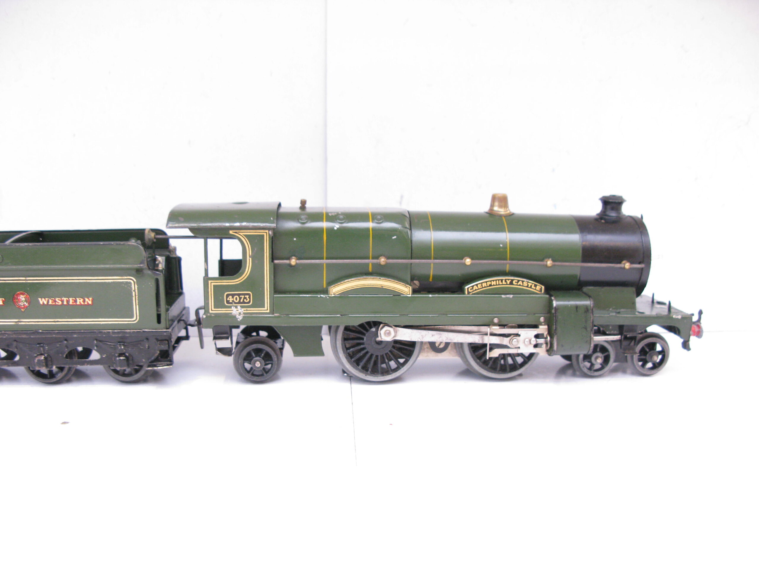 Hornby 0 Gauge E320 Loco & Tender GWR Green 'CAERPHILLY CASTLE' No.4073, 3-rail 20 volt electric - unboxed - Image 8