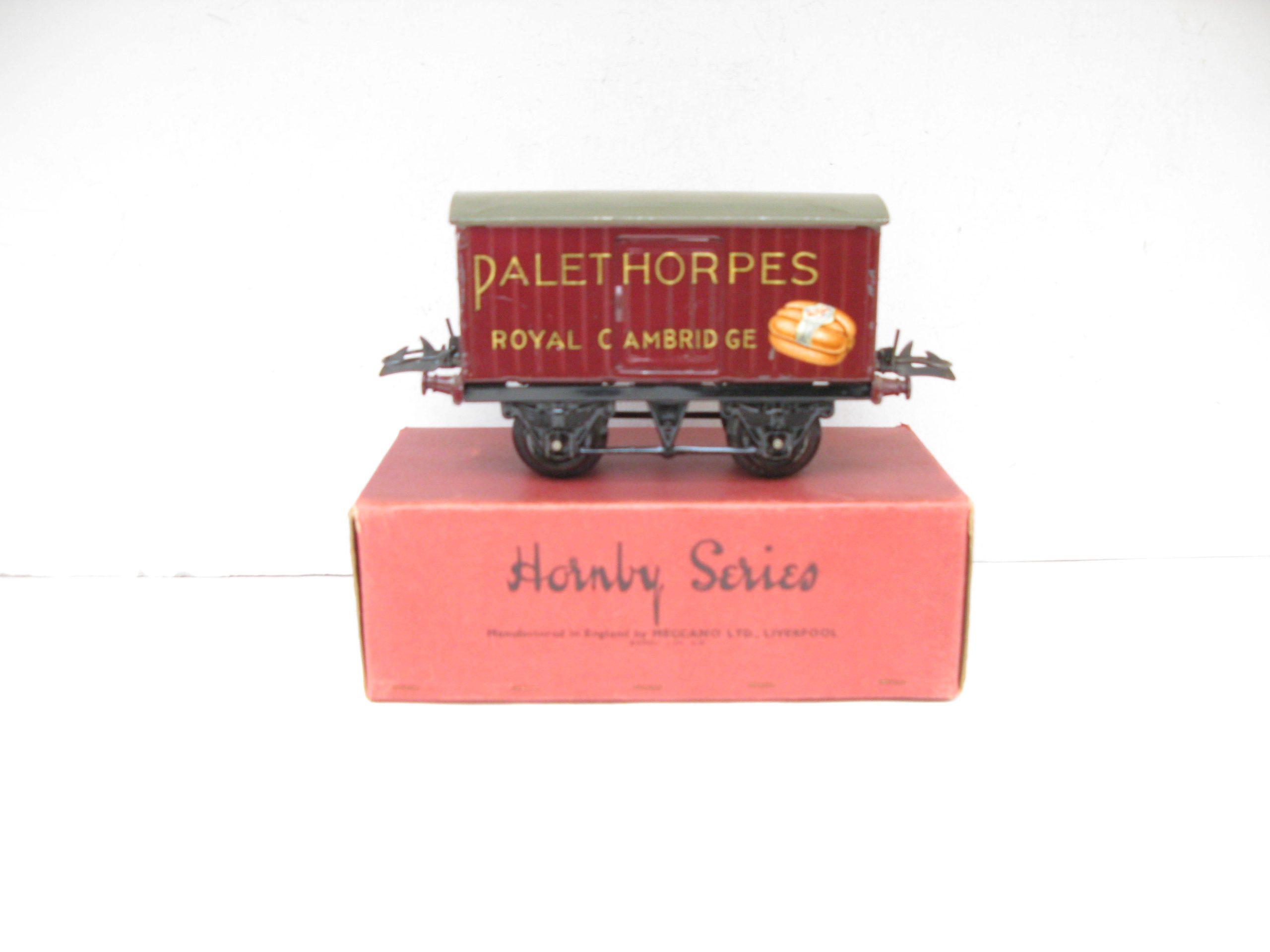 Hornby 0 Gauge 'PALETHORPES' Private owner Sausage van Circa 1938 - Boxed - Excellent/plus