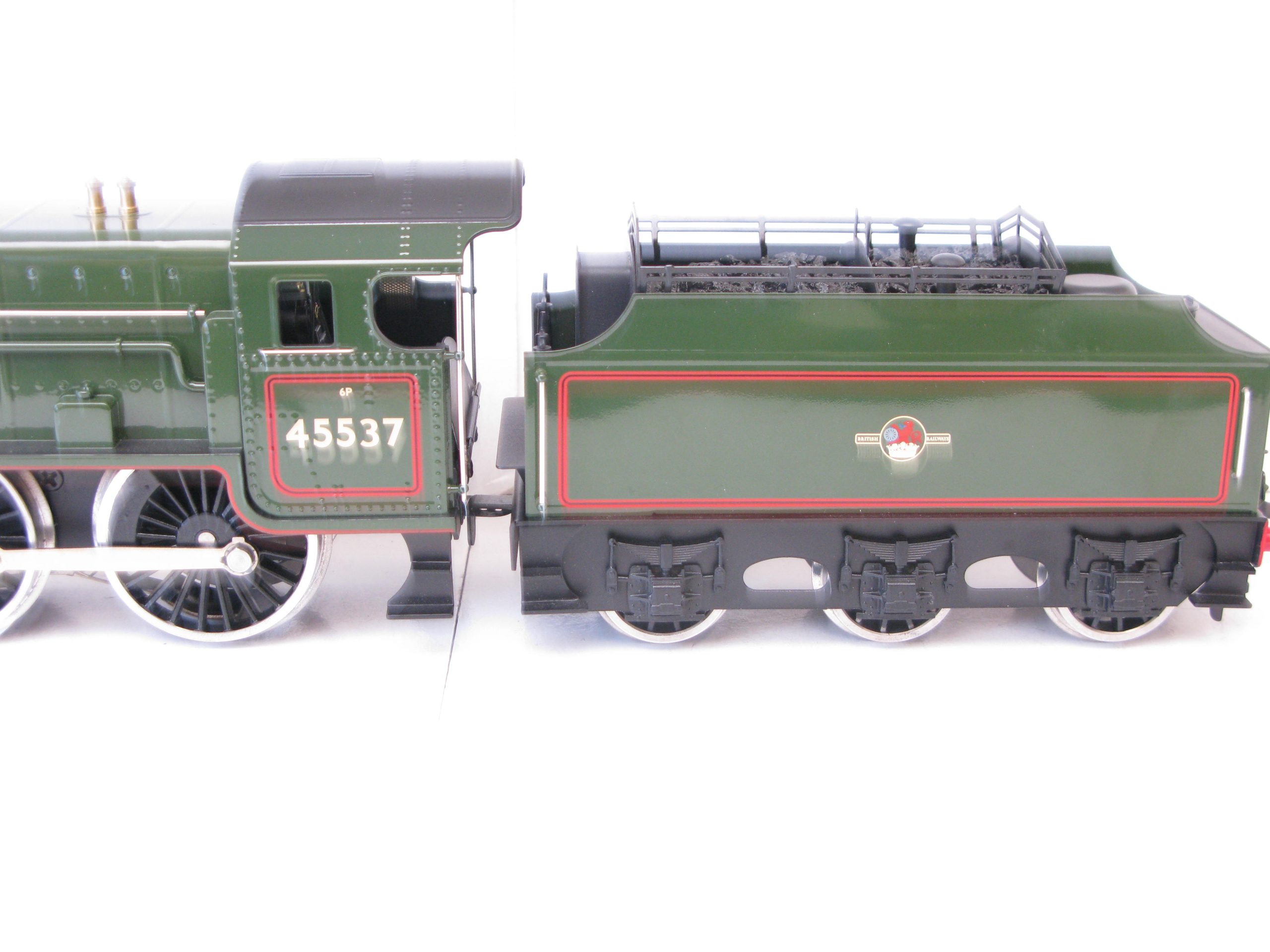 Ace 0 Gauge Modern issue E/42 BR Lined Green Loco & Tender Patriot class 'PRIVATE E SYKES V.C.', No. 45537, 2/3-rail electric - Boxed - Mint Boxed - Image 7