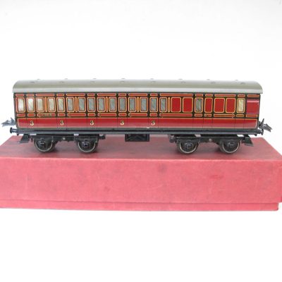 Hornby 0 Gauge No. 2 All 3rd LMS Passenger Brake end coach - Boxed - Excellent