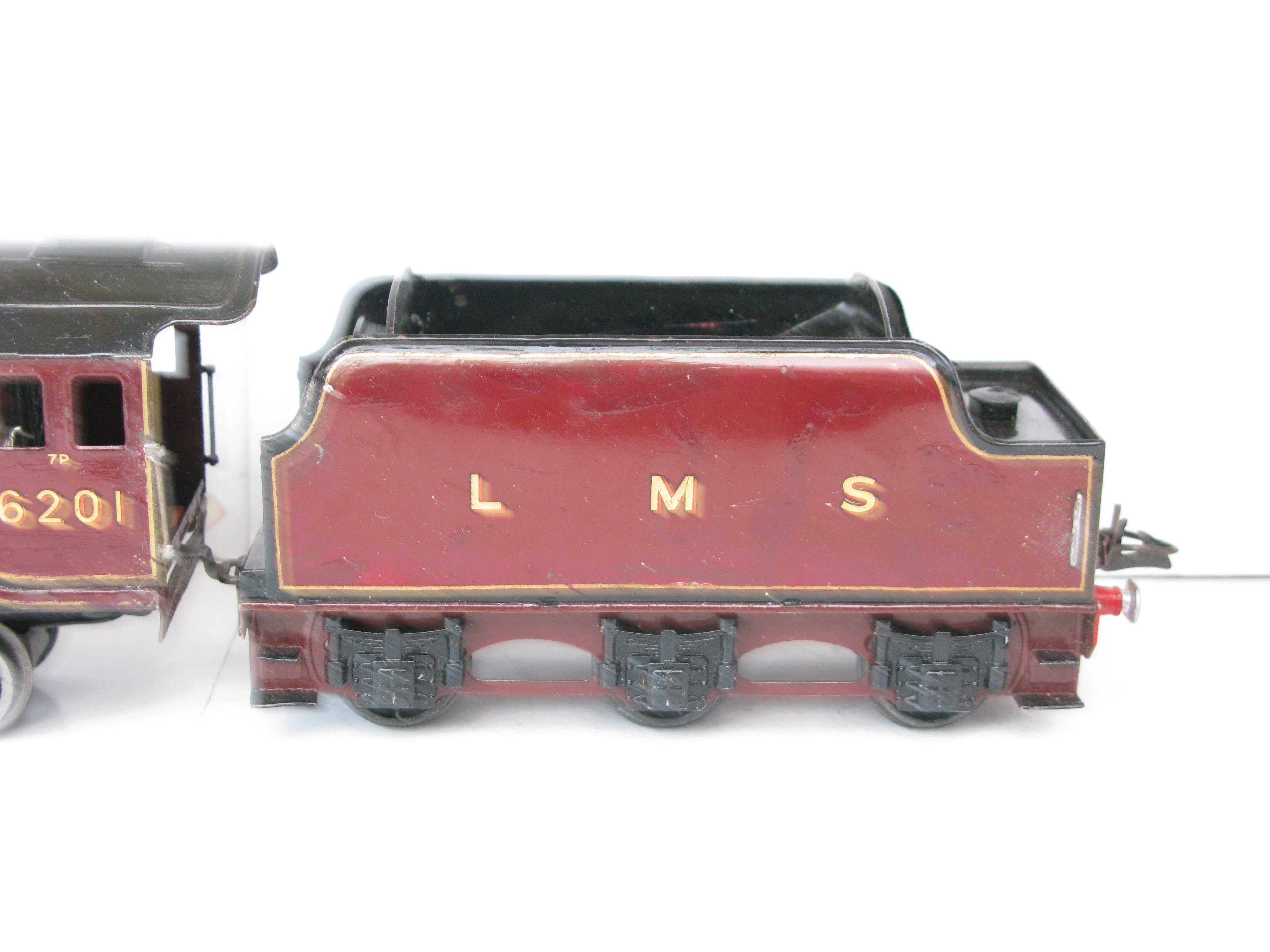 Hornby 0 Gauge 4-6-2 Loco & Tender LMS Lined Maroon 'Princess Elizabeth' No.6201, 3-rail 20 volt Electric - Boxed - Overall Good - Pictures will follow shortly - Image 9