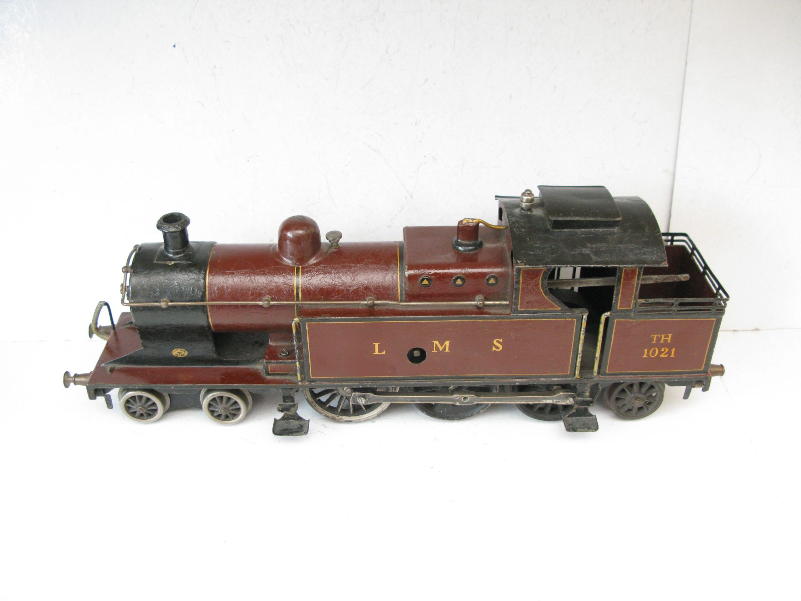 Marklin Gauge 1 Ref: TH1021 4-6-2 LMS lined Maroon Bowen Cooke Tank Locomotive, Clockwork - unboxed Good to Good/plus - Image 2