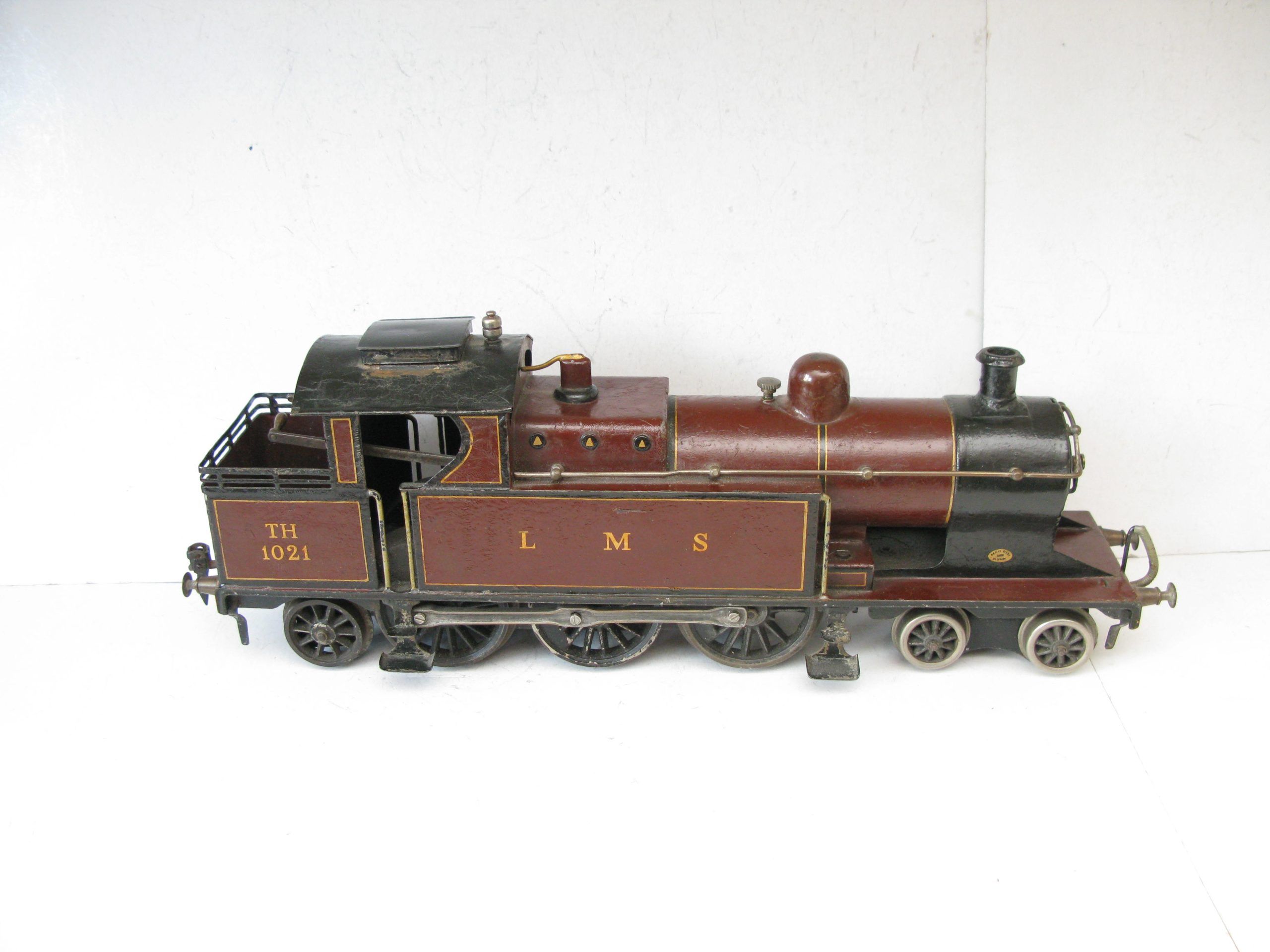 Marklin Gauge 1 Ref: TH1021 4-6-2 LMS lined Maroon Bowen Cooke Tank Locomotive, Clockwork - unboxed Good to Good/plus - Image 8