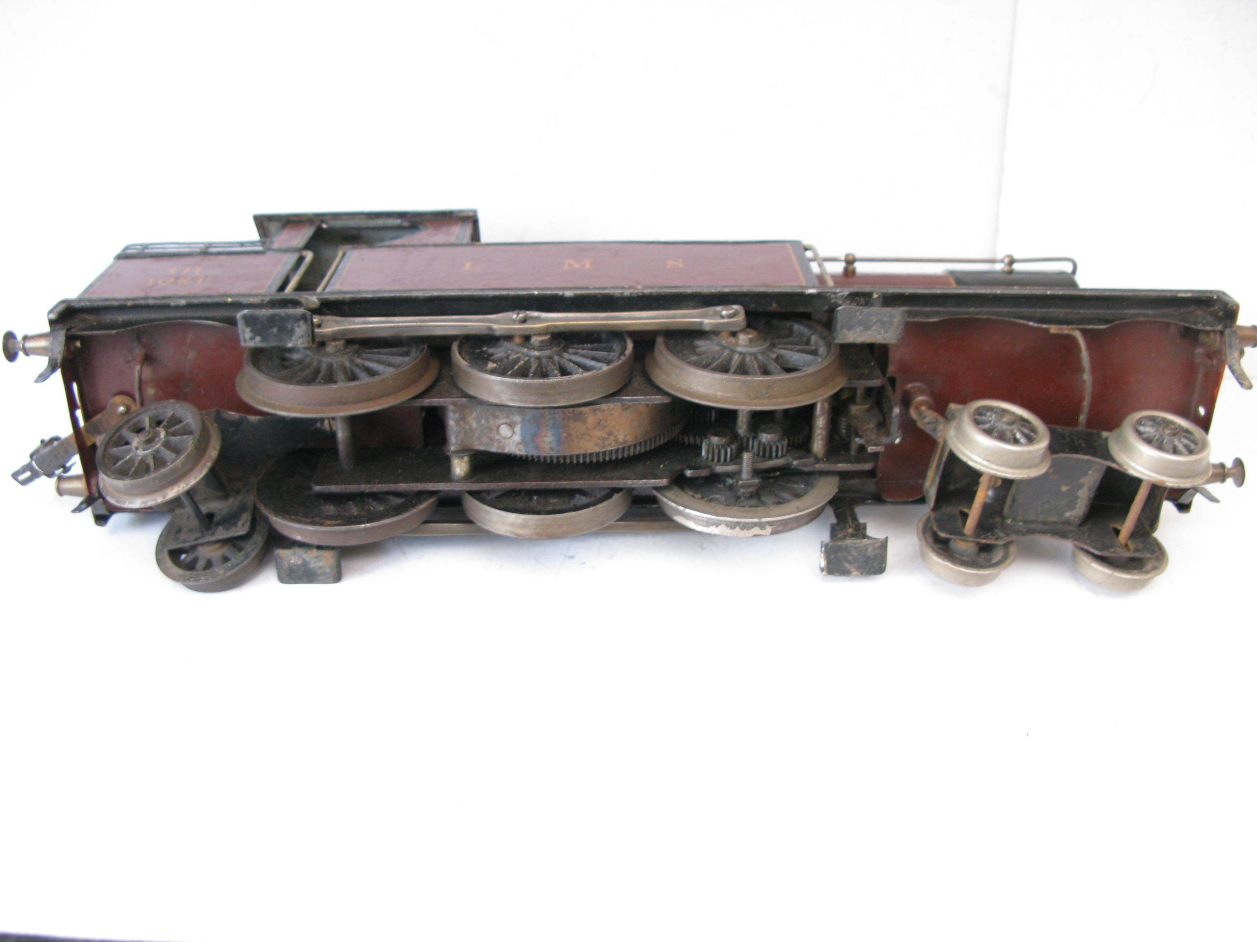 Marklin Gauge 1 Ref: TH1021 4-6-2 LMS lined Maroon Bowen Cooke Tank Locomotive, Clockwork - unboxed Good to Good/plus - Image 10