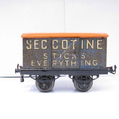 Hornby 0 Gauge 'SECCOTINE' Private owner van - unboxed - Good/to Good/plus